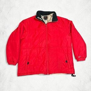 Nike Men's Red Puffer Jacket
